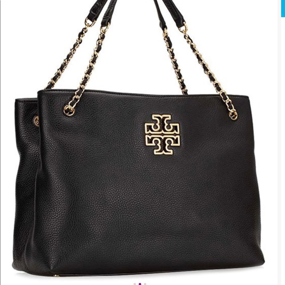 🆕Tory Burch Britten Leather Tote Bag